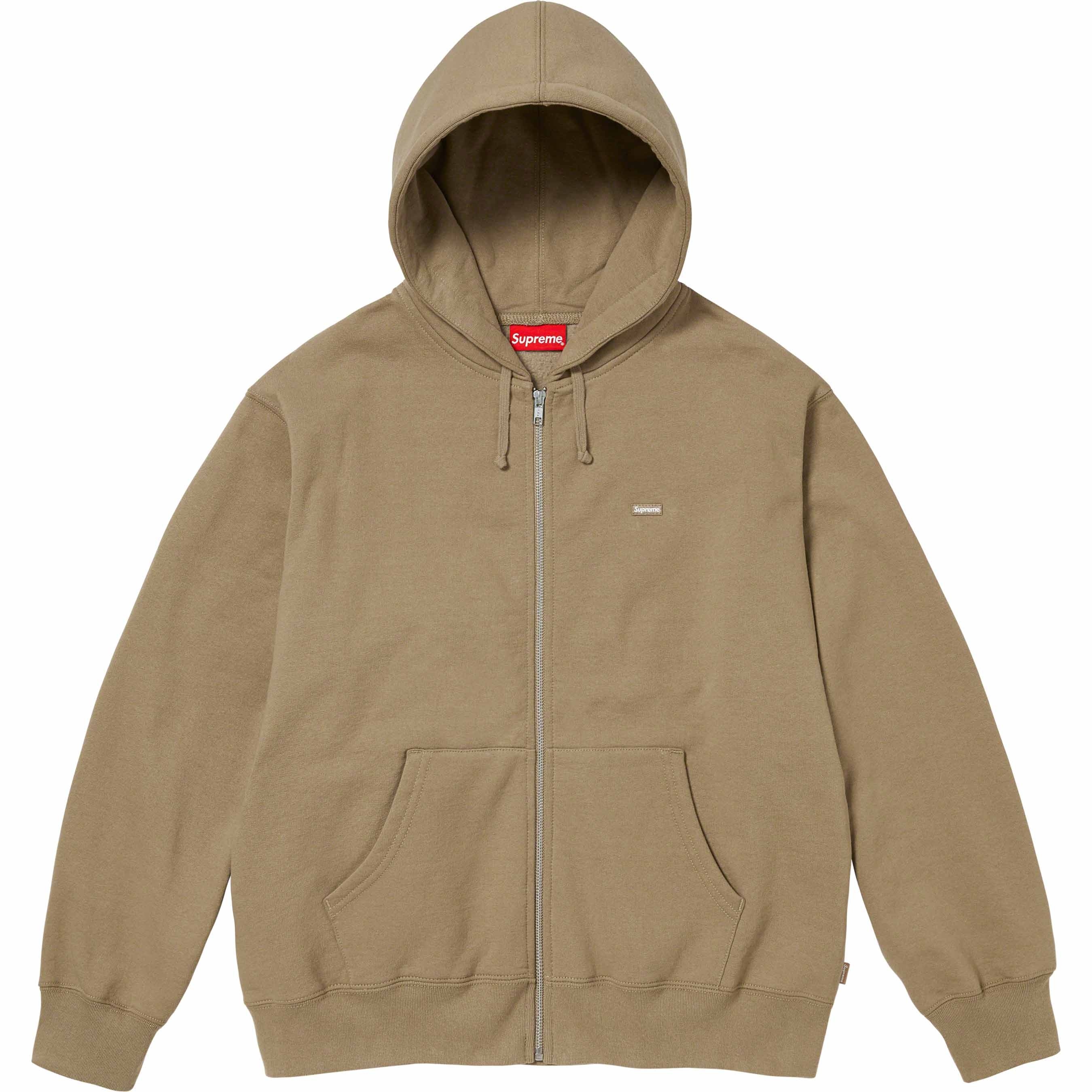 Small Box Zip Up Hooded Sweatshirt view 12
